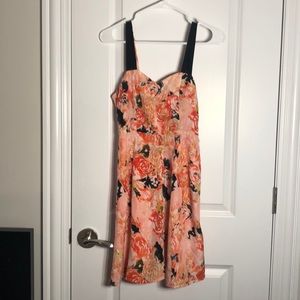 Floral strappy Dress NWOT